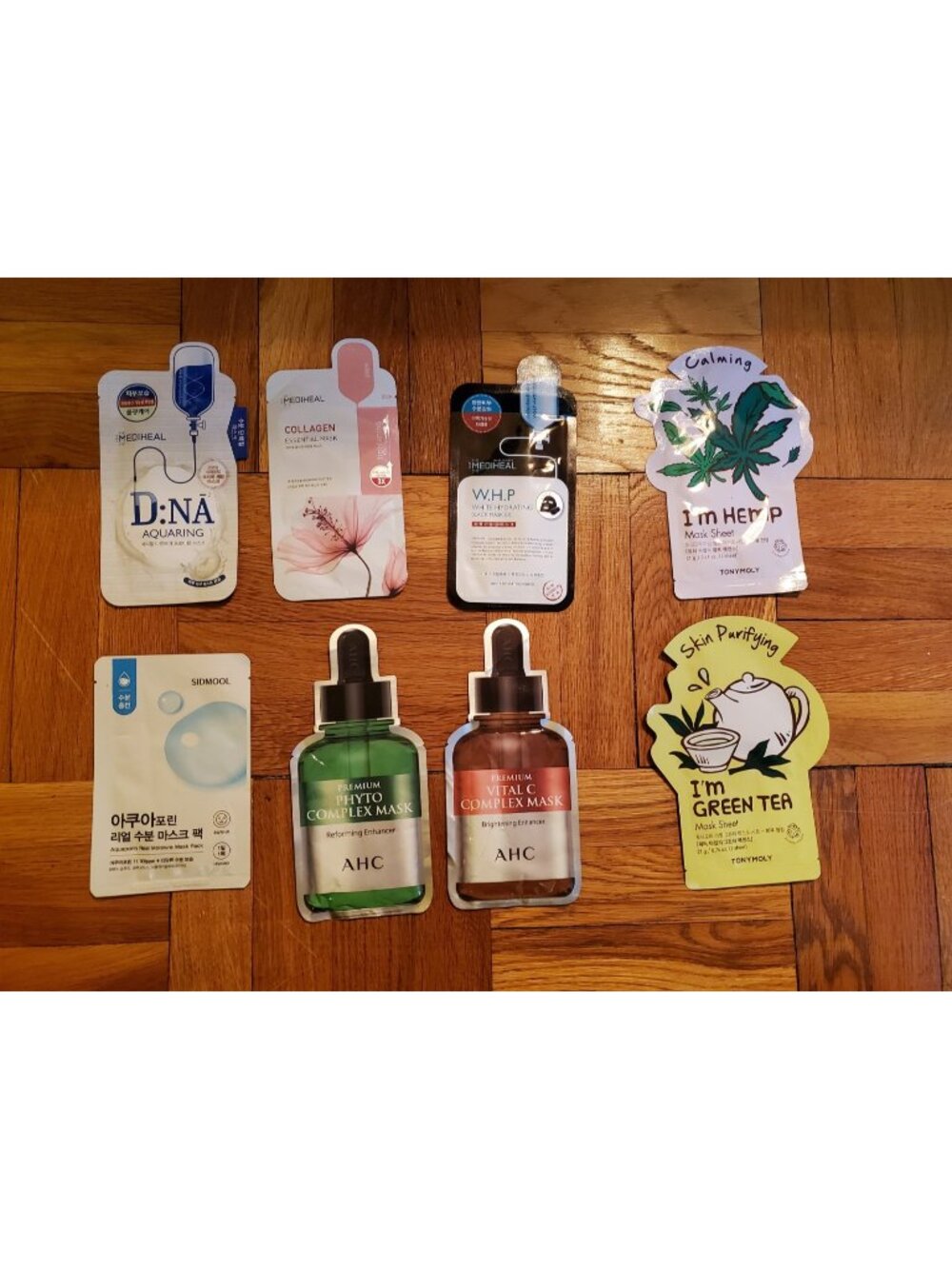 Face mask skin care bundle (8 masks)